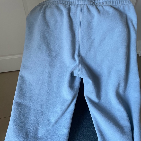 cozy fleece boyfriend basic wide sweatpants TNA baby blue - Picture 7 of 8